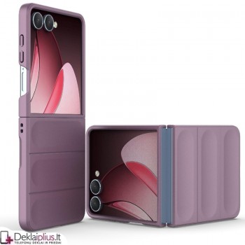 Magic Shield plastikinis dėklas- violetinis (Samsung Galaxy Z Flip 7) Magic Shield plastikinis dėklas- violetinis (Samsung Galaxy Z Flip 7)